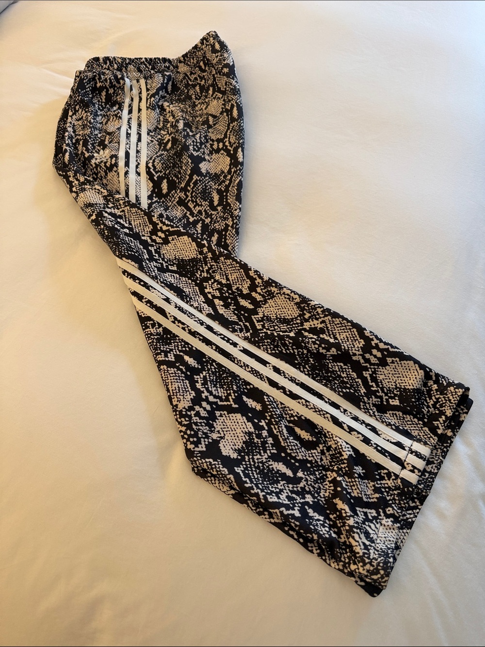 Adidas Snakeskin Print Track Pants
